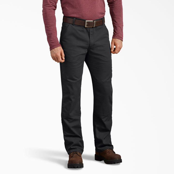 Dickies Double Knee Pant (Mens) | Stonewashed Black