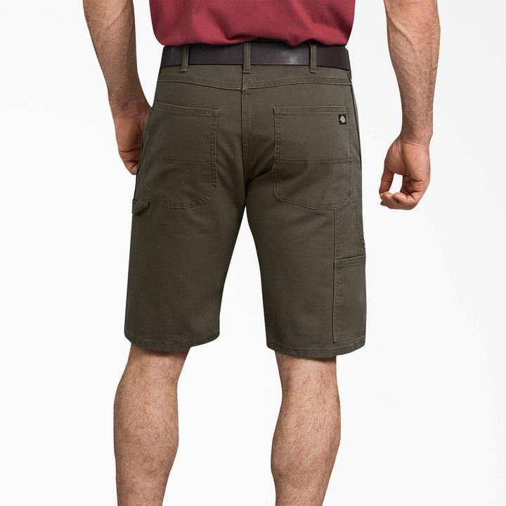 Dickies 11" Duck Carpenter Short (Mens) | Stonewashed Moss