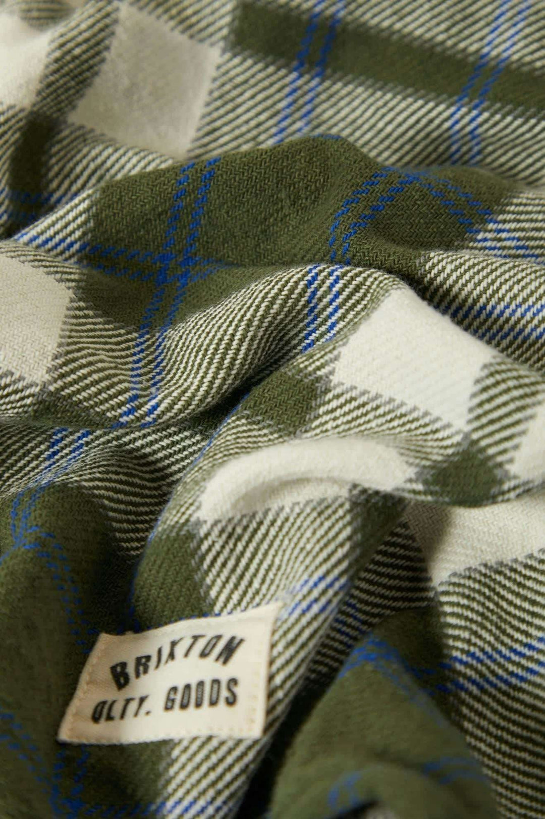 Brixton Bowery Vintage L/S Overshirt (Womens) | Green/Blue