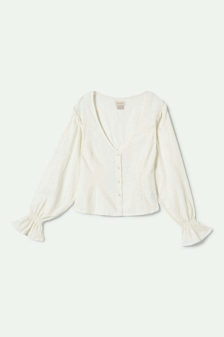 Brixton The Meadow Blouse (Womens) | Off White