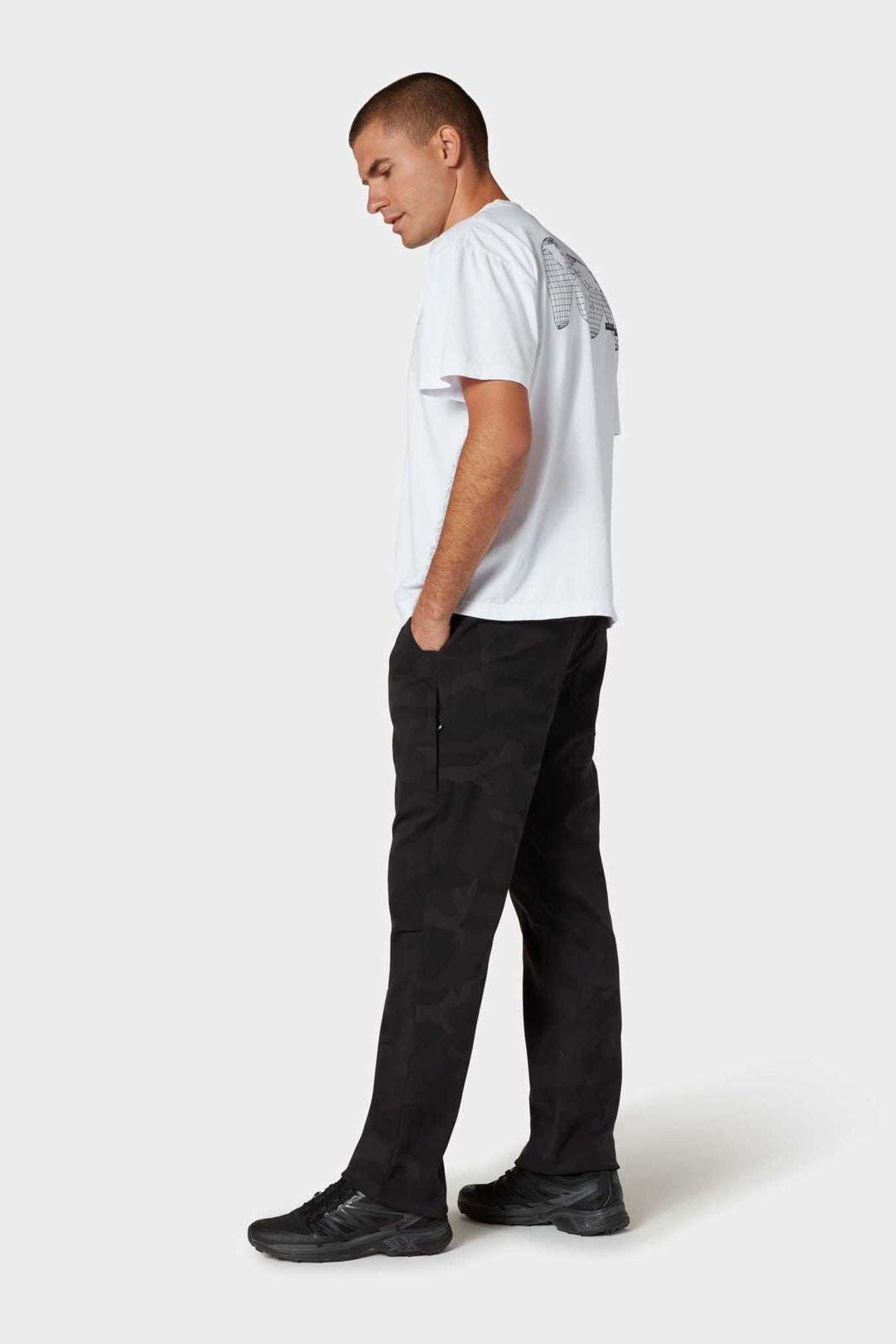 686 Everywhere Pant - Relaxed (Mens) | Black Camo