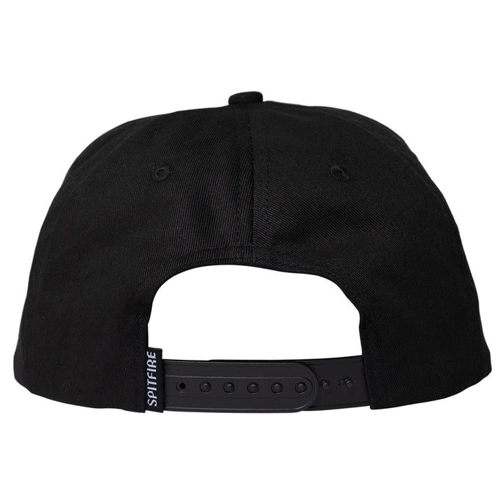 Spitfire Swirled Classic Patch Snapback | Black/Yellow