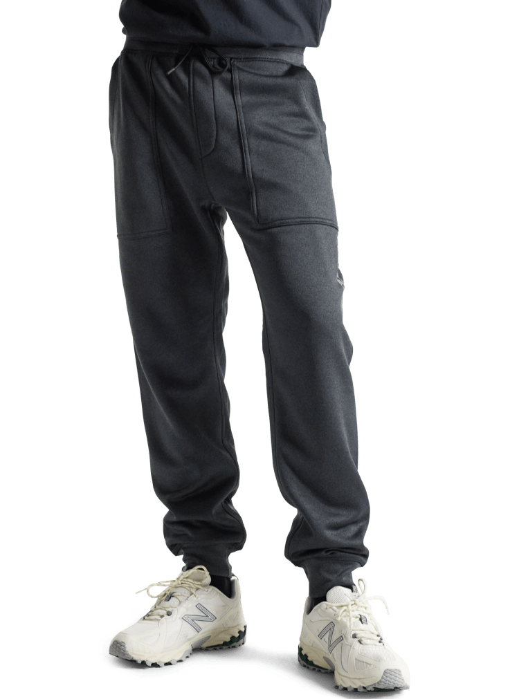 Burton Oak Fleece Pants 2026 (Mens) | True Black Heather