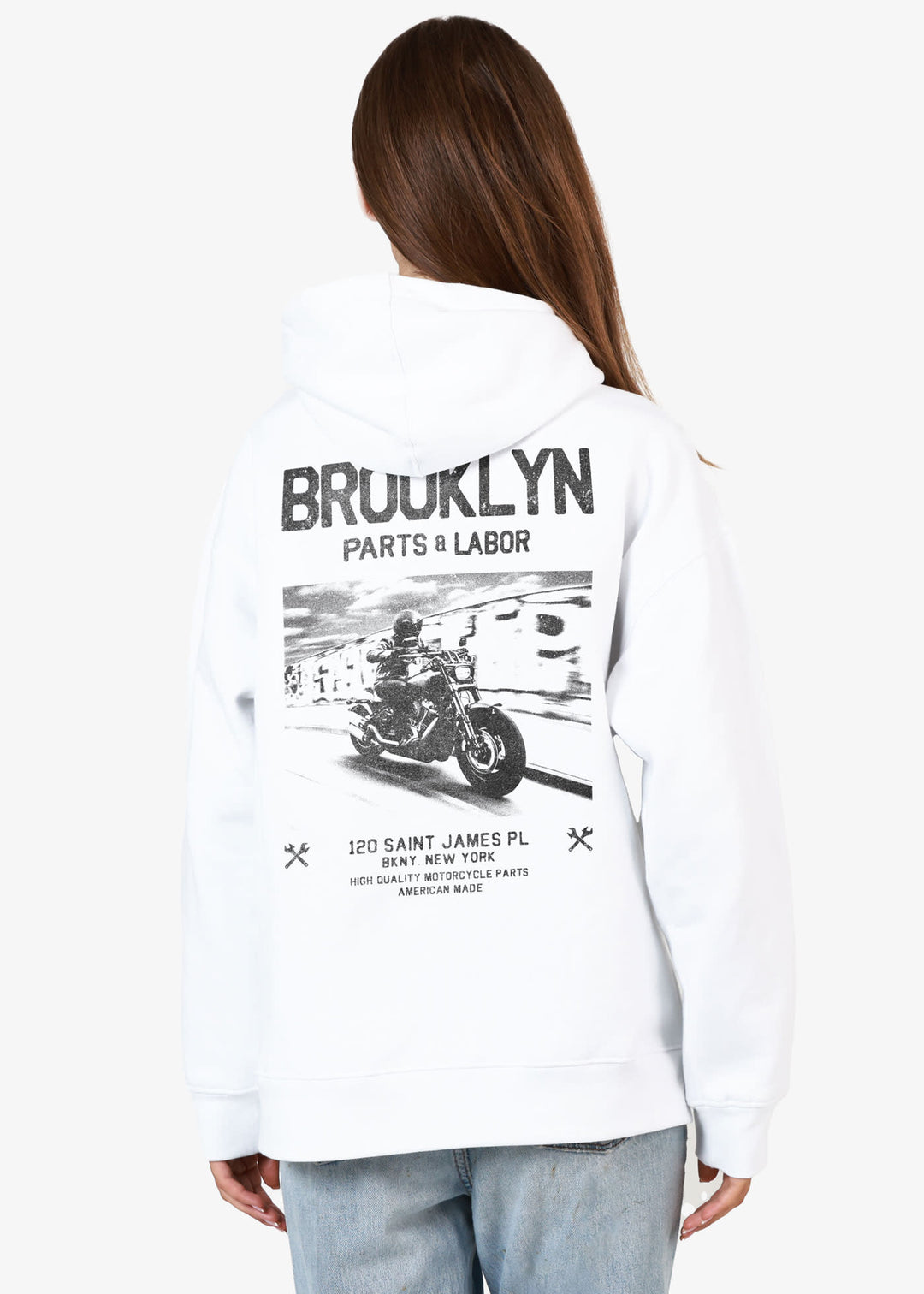 Girl Dangerous Brooklyn Parts &amp; Labor Oversized Hoodie (Women&