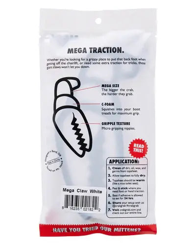 Crab Grab Mega Claw Traction | Stealth Mode
