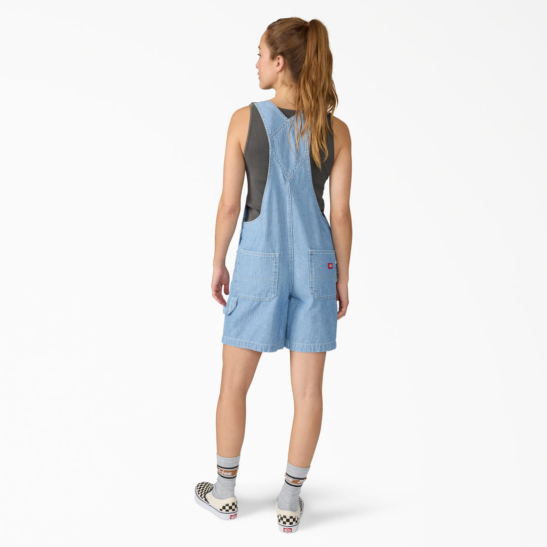 Dickies 7" Bib Shortall (Womens) | Fisher Stripe