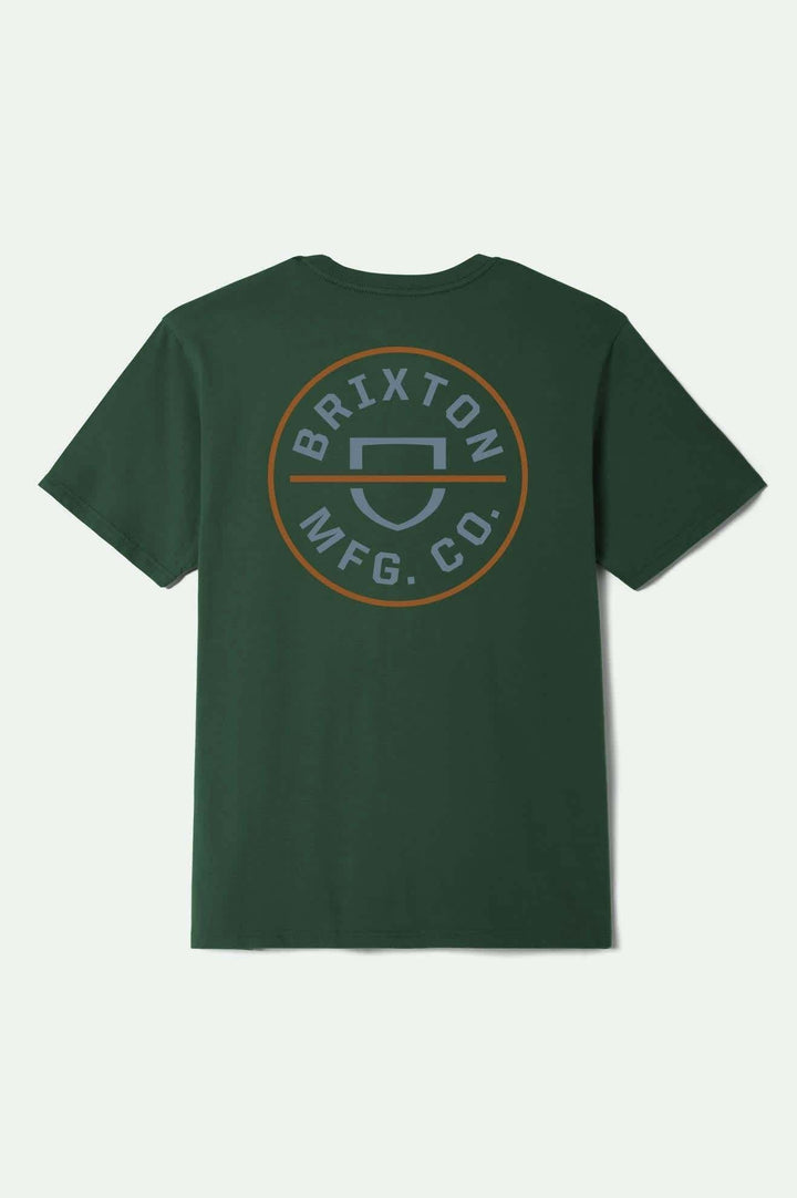 Brixton Crest Ii Short Sleeve Tee (Men&