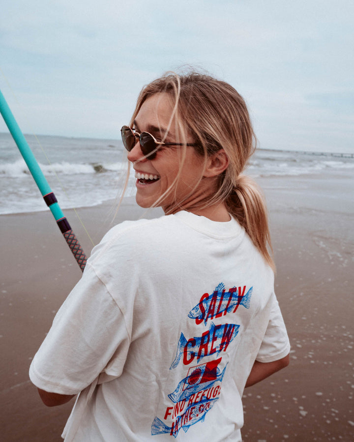 Salty Crew Fish Finder Skimmer Tee (Women&