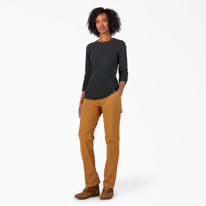Dickies Long Sleeve Crew Neck Thermal Shirt (Women&