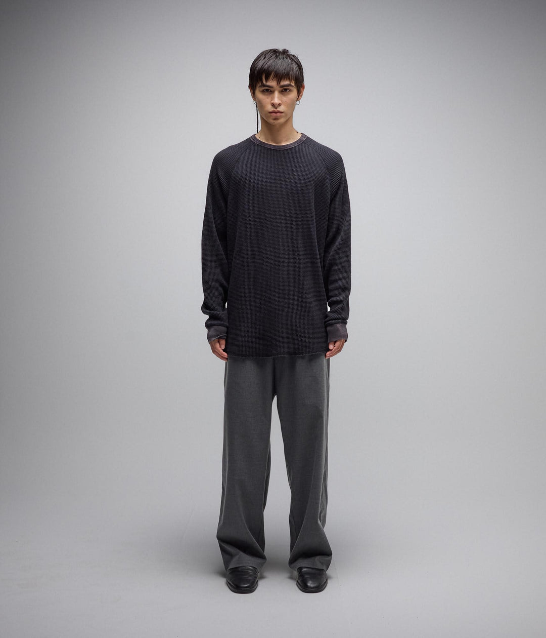 Former Ag Acid Ls Waffle (Mens) | Acid Black