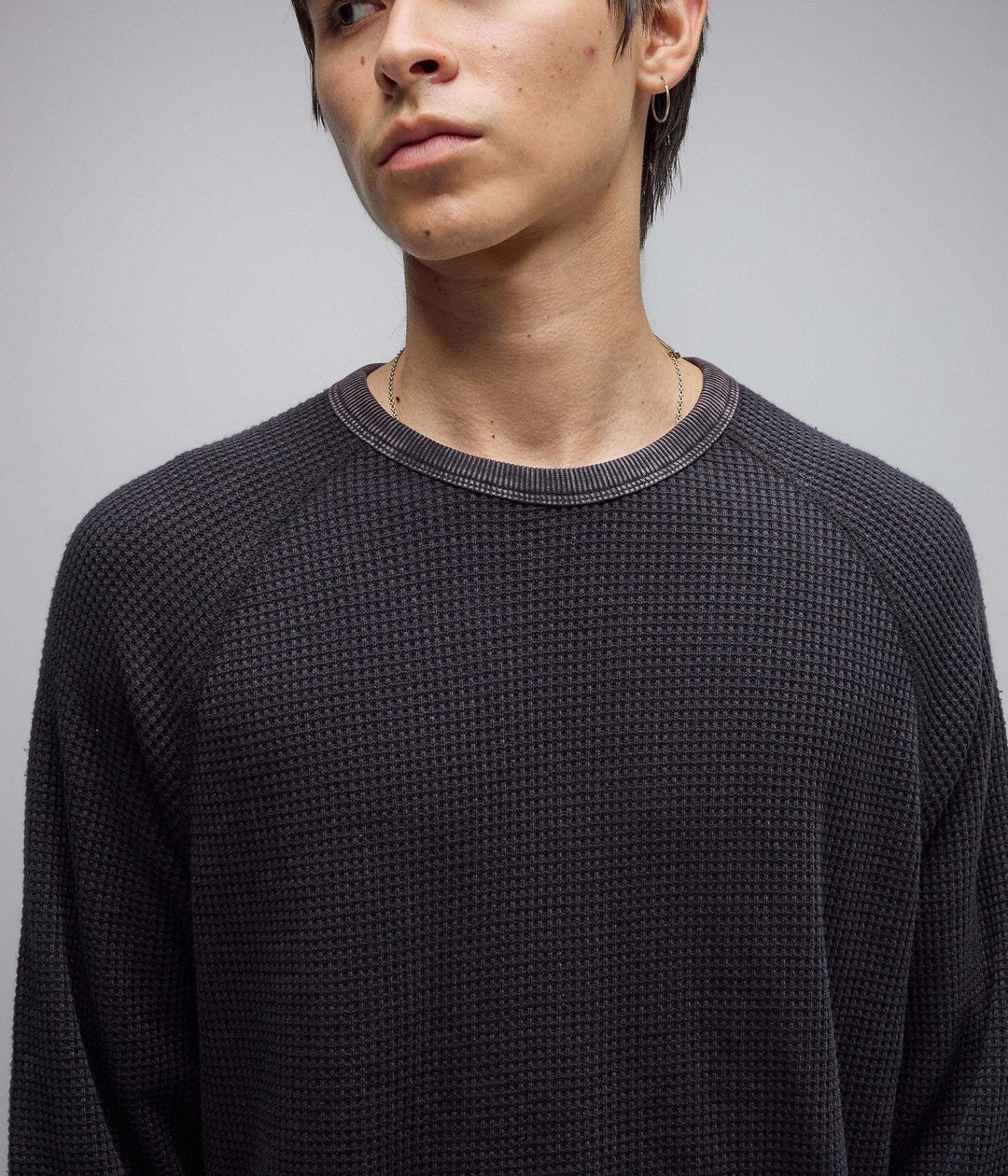 Former Ag Acid Ls Waffle (Mens) | Acid Black