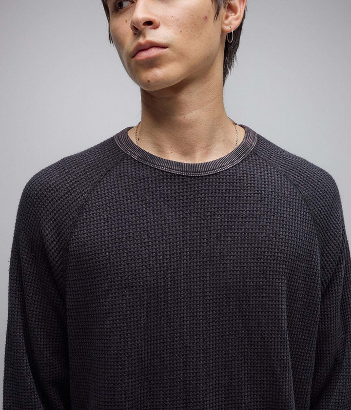 Former Ag Acid Ls Waffle (Mens) | Acid Black