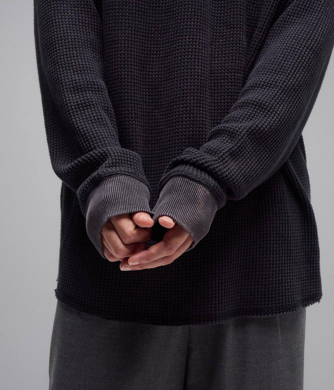 Former Ag Acid Ls Waffle (Mens) | Acid Black