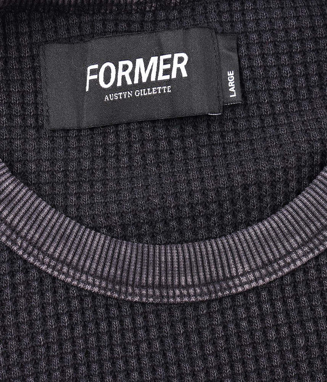 Former Ag Acid Ls Waffle (Mens) | Acid Black