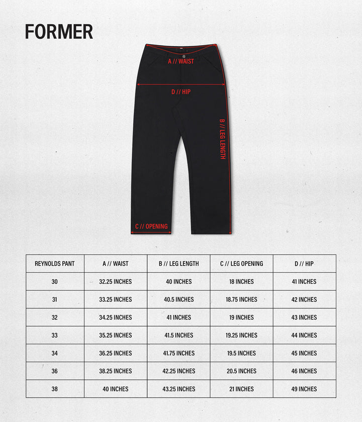 Former Reynolds Work Pant (Mens) | Black