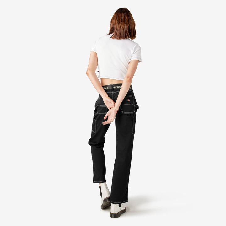 Dickies High Waisted Carpenter Pant (Womens) | Black