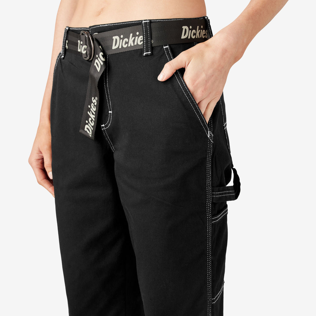 Dickies High Waisted Carpenter Pant (Womens) | Black