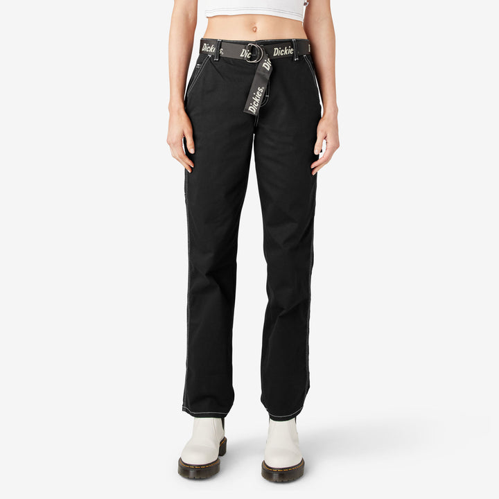 Dickies High Waisted Carpenter Pant (Womens) | Black