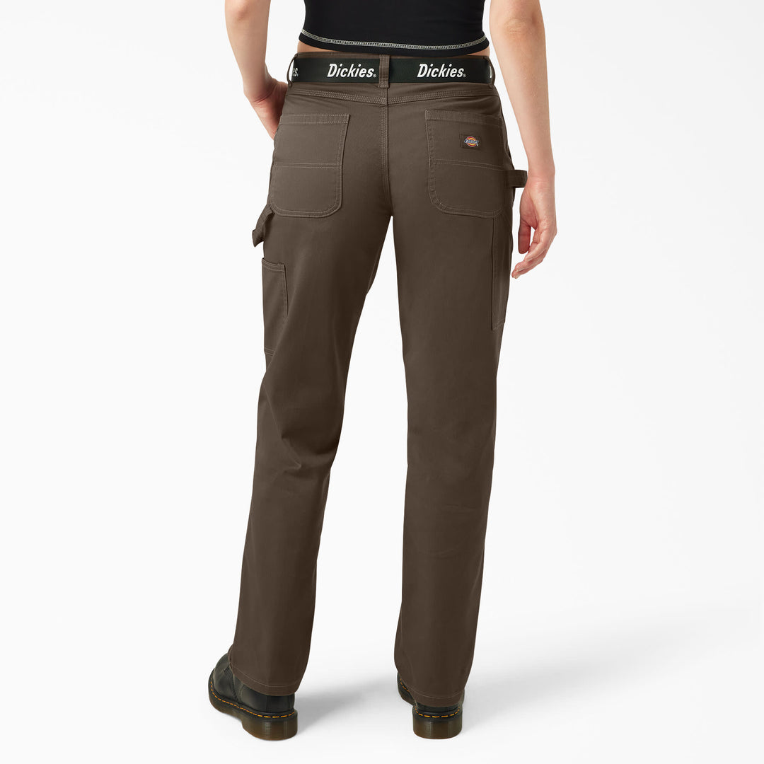 Dickies High Waisted Carpenter Pant (Womens) | Mushroom