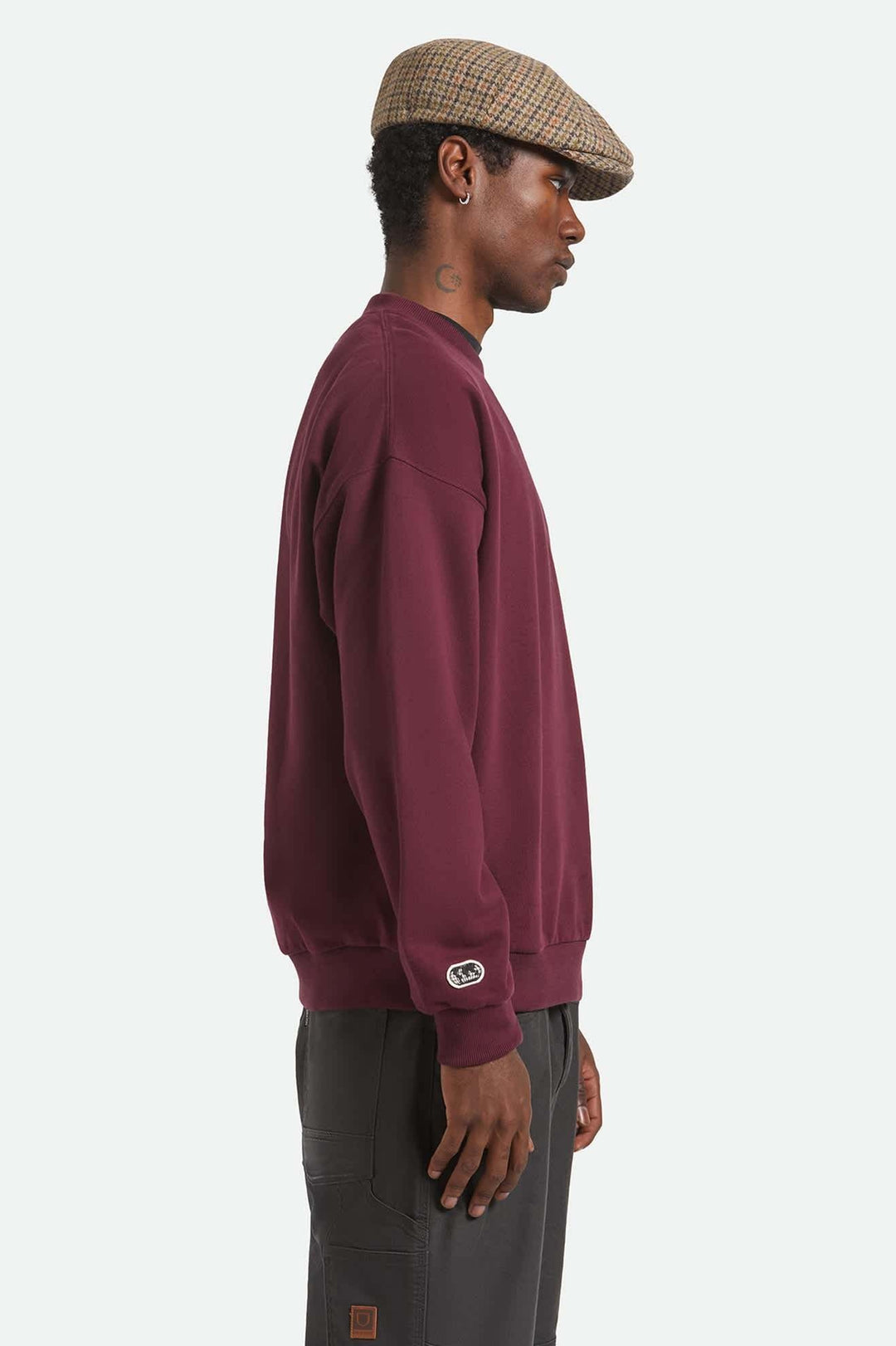 Brixton Embroidered Heavy Weight Crew (Men&