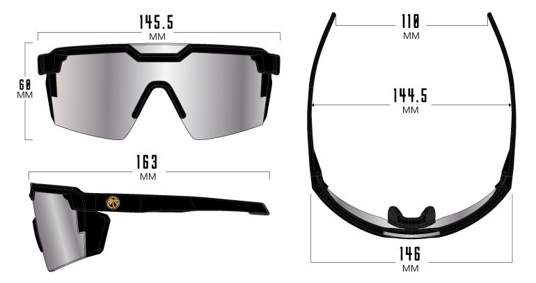 Heatwave Future Tech Z87+ Vapor Clear | Hi-Vis Yellow Lens