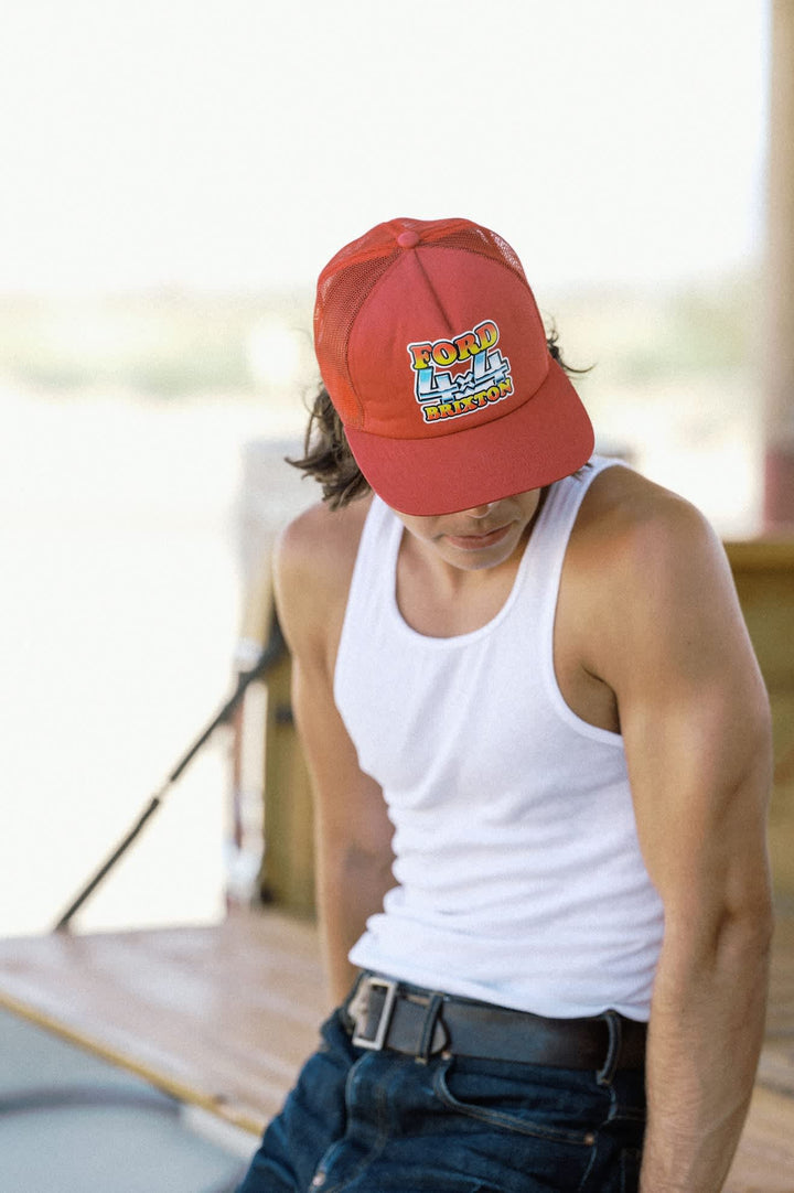 Brixton Ford 4X4 Chrome Trucker Hat