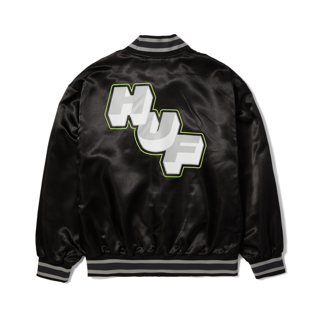 HUF Galactic Stack Baseball Jacket (Men&