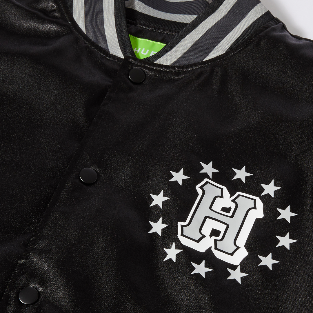 HUF Galactic Stack Baseball Jacket (Men&