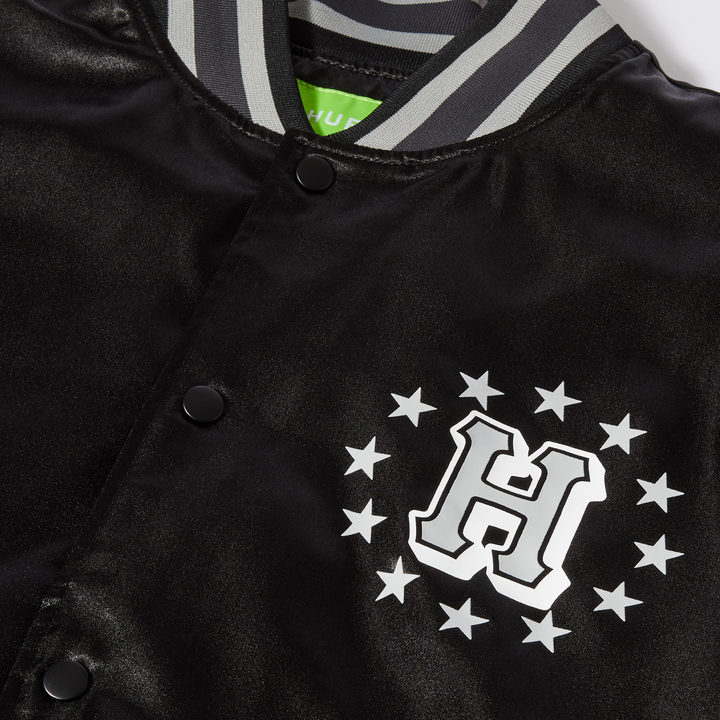 HUF Galactic Stack Baseball Jacket (Men&