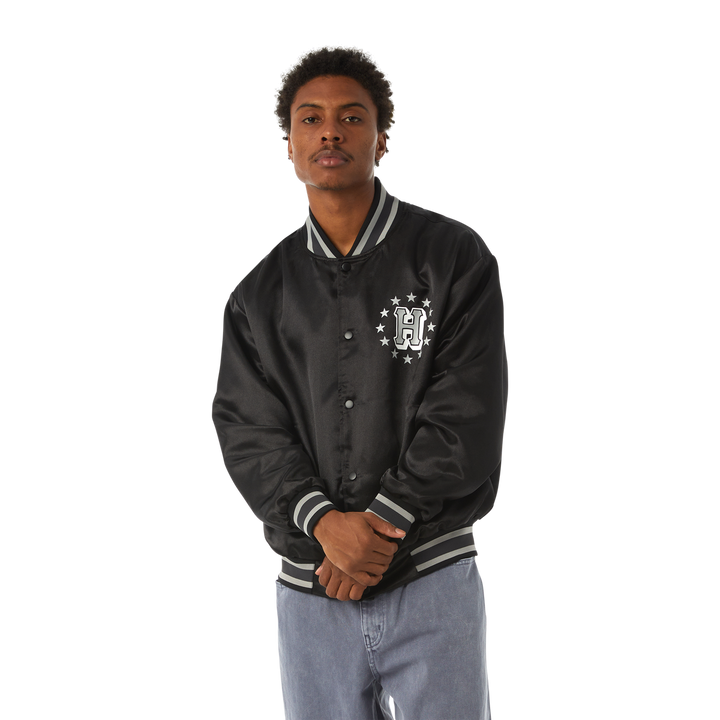 HUF Galactic Stack Baseball Jacket (Men&