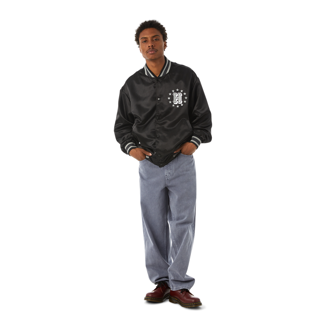 HUF Galactic Stack Baseball Jacket (Men&