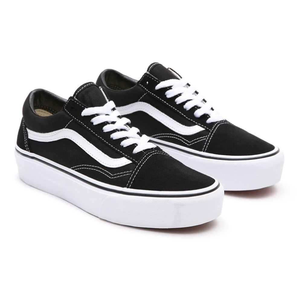 Vans Old Skool Platform Unisex Shoes | Black/White