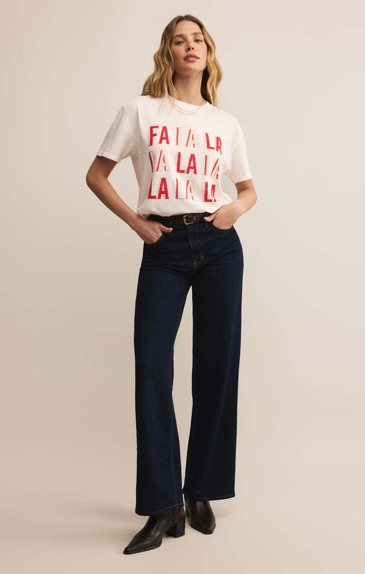 Z Supply Falalala Boyfriend Tee (Women&