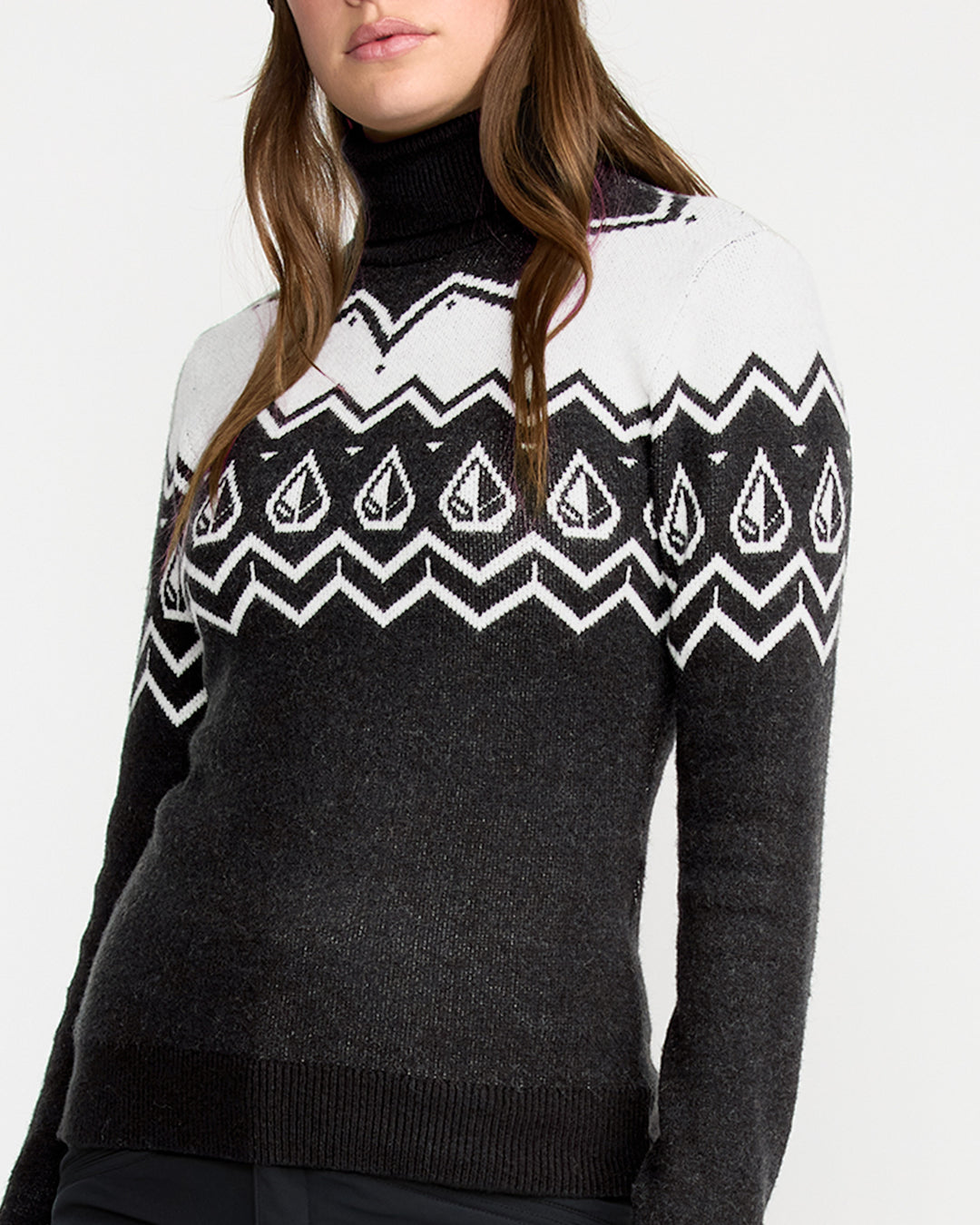 Volcom Fireside Sweater (Womens) 2026 | Black