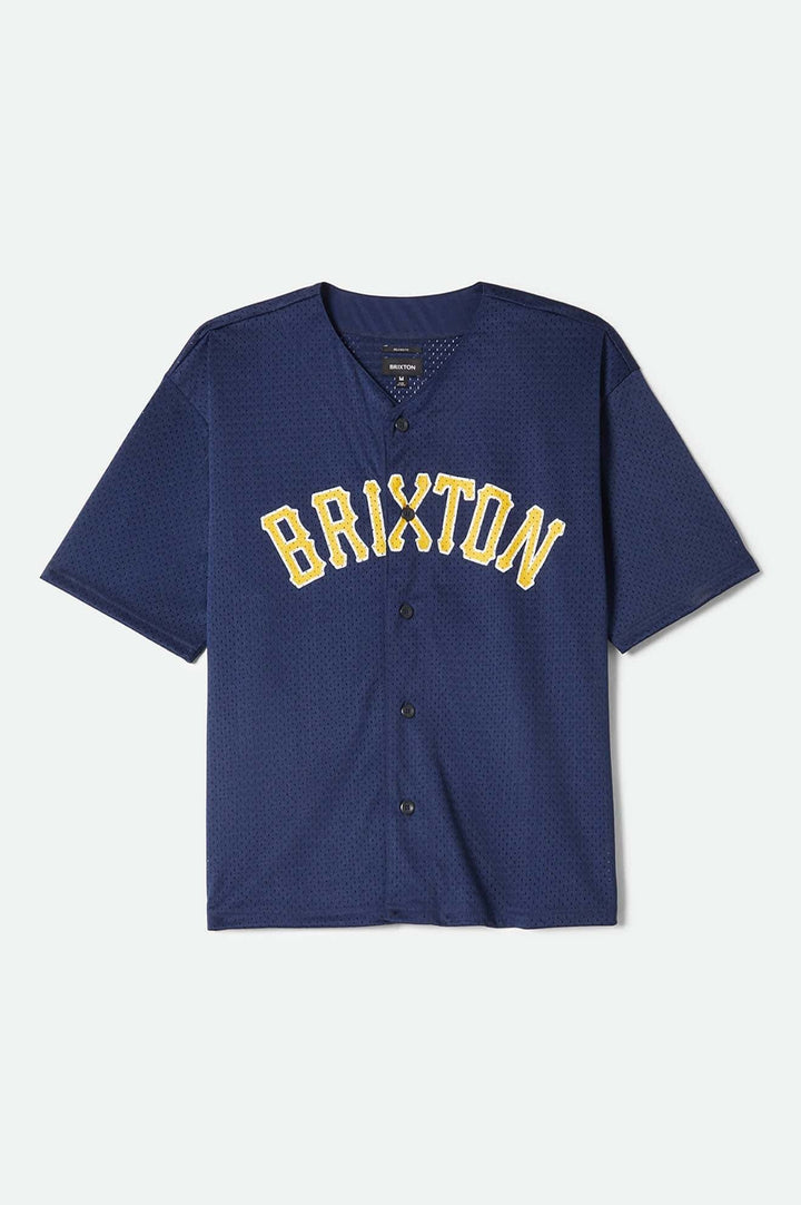 Brixton The Brixton Mesh Baseball Jersey Tee (Men&