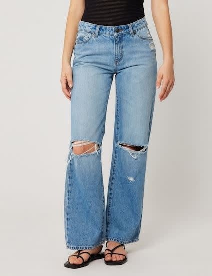 Rollas Heidi Low Brad Worn  (Womens) | Brad Blue