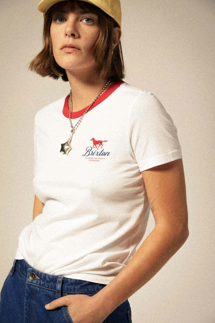 Brixton Leisure Activity Fitted Crew Tee (Women&