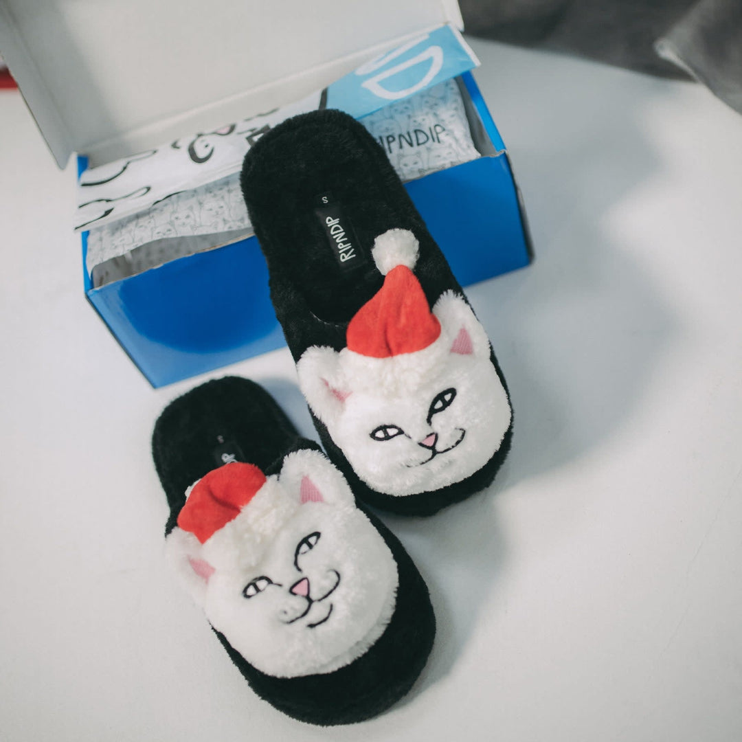 Rip N Dip Lord Santa Fuzzy House Slippers (Mens) | Multi