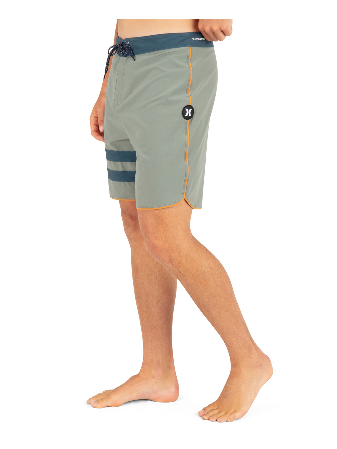 Hurley Phantom Eco Block Party Solid 18" (Mens) | Great White