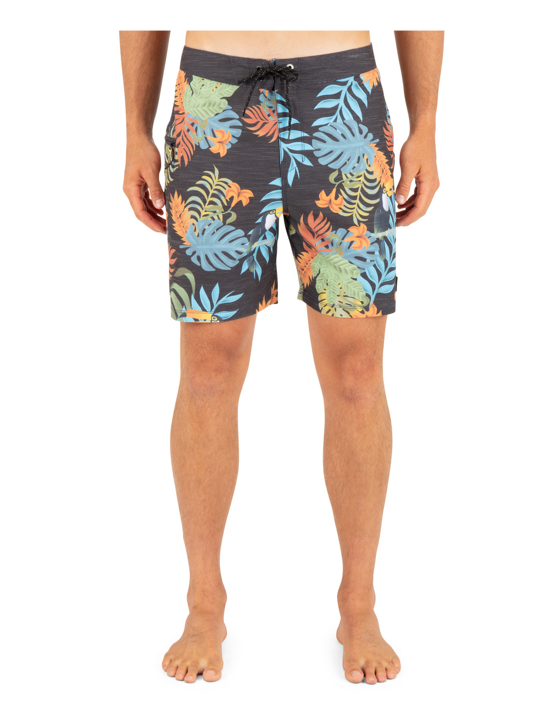 Hurley Phantom Eco Classic Slub Zip 18" (Mens) | Black