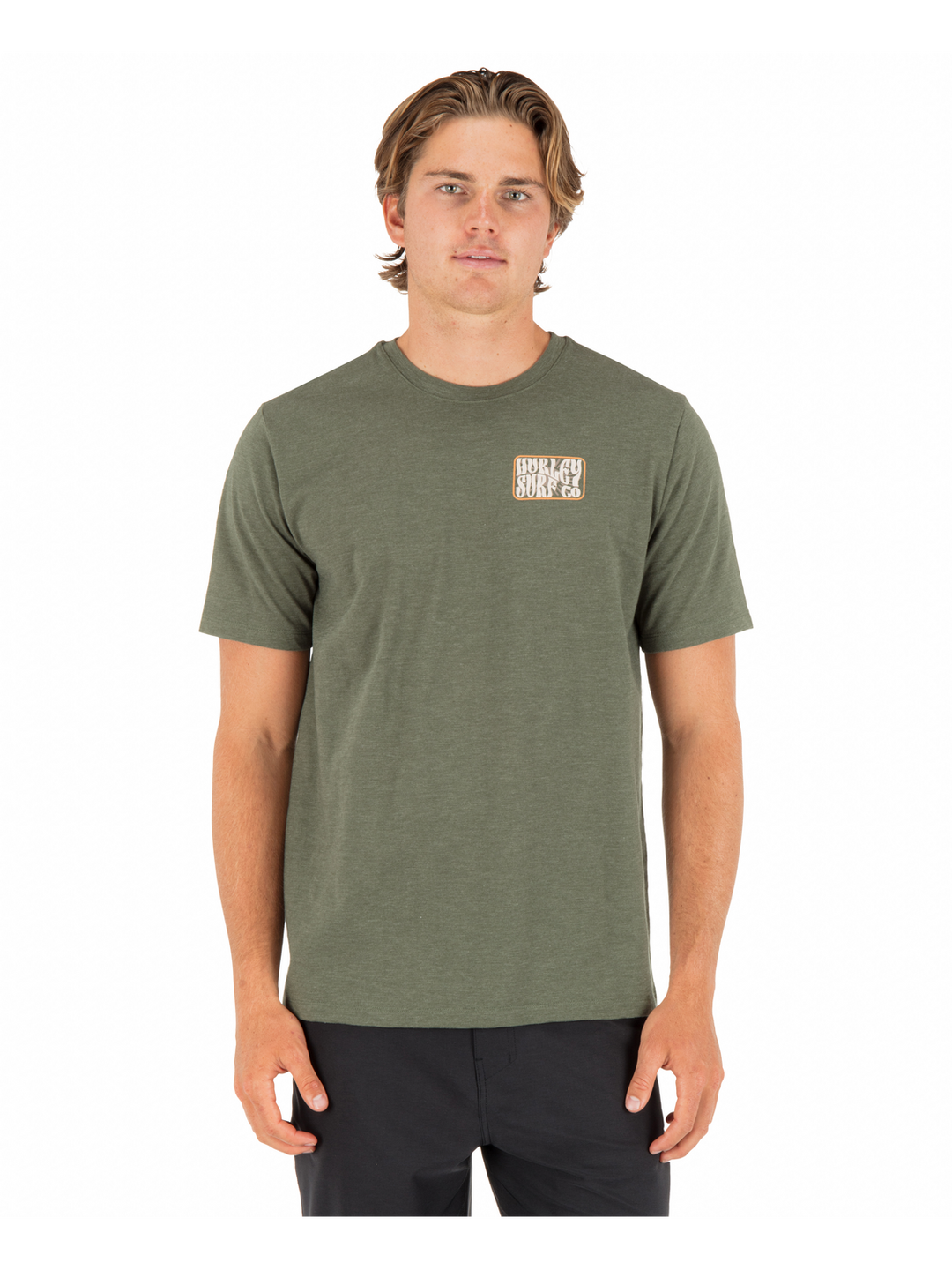 Hurley Skyline Slub Short Sleeve Tee (Men&
