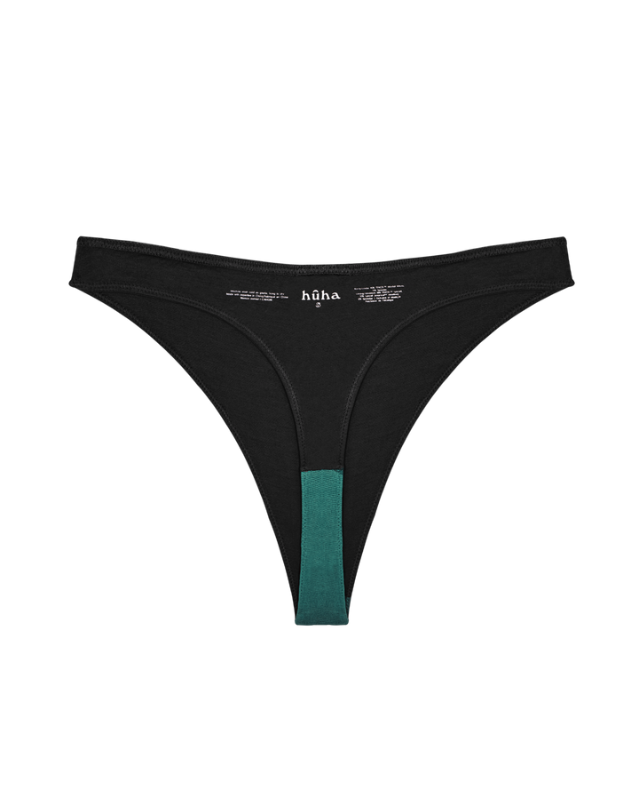Huha High Rise Thong | Black
