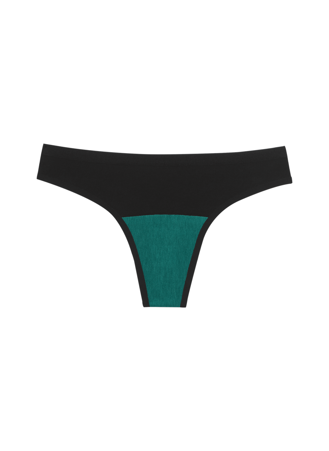 Huha Seamless Low-Mid Rise Thong | Black