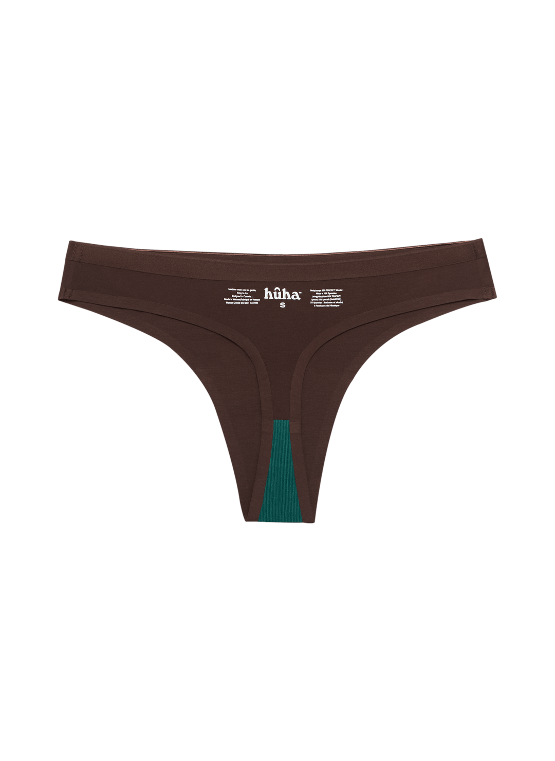 Huha Seamless Low-Mid Rise Thong | Brown