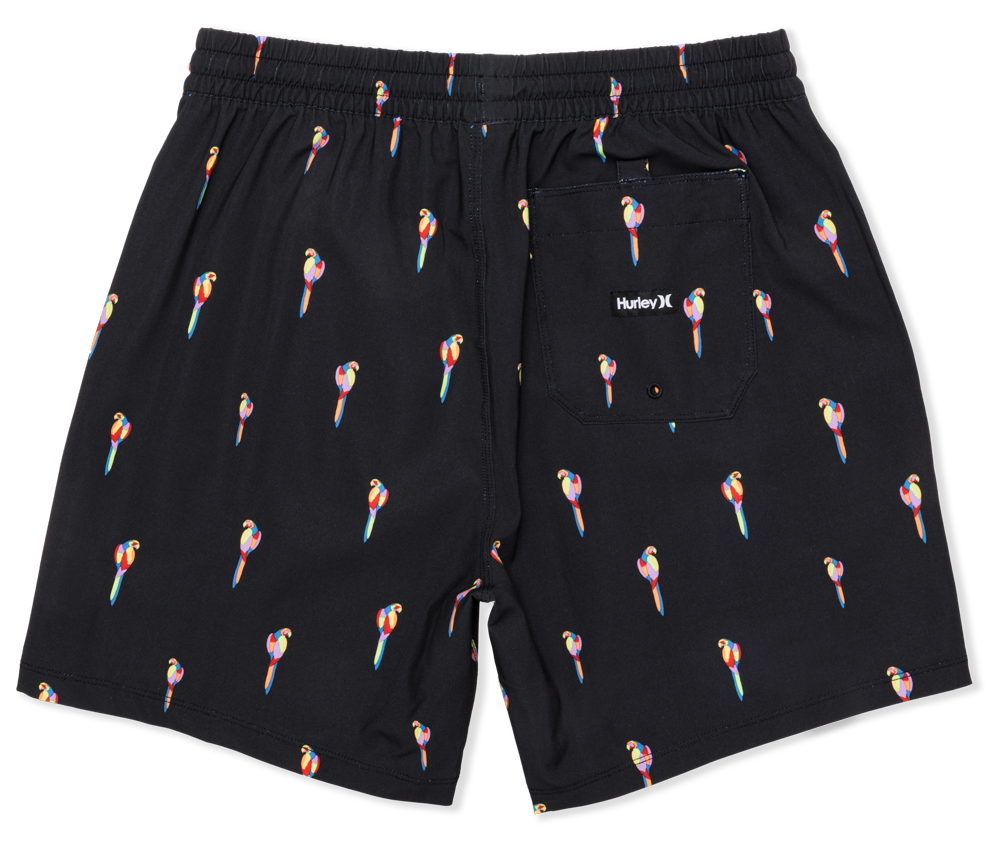 Hurley Cannonball Volley 17” (Mens) | Black Combo