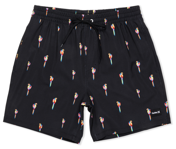 Hurley Cannonball Volley 17” (Mens) | Black Combo