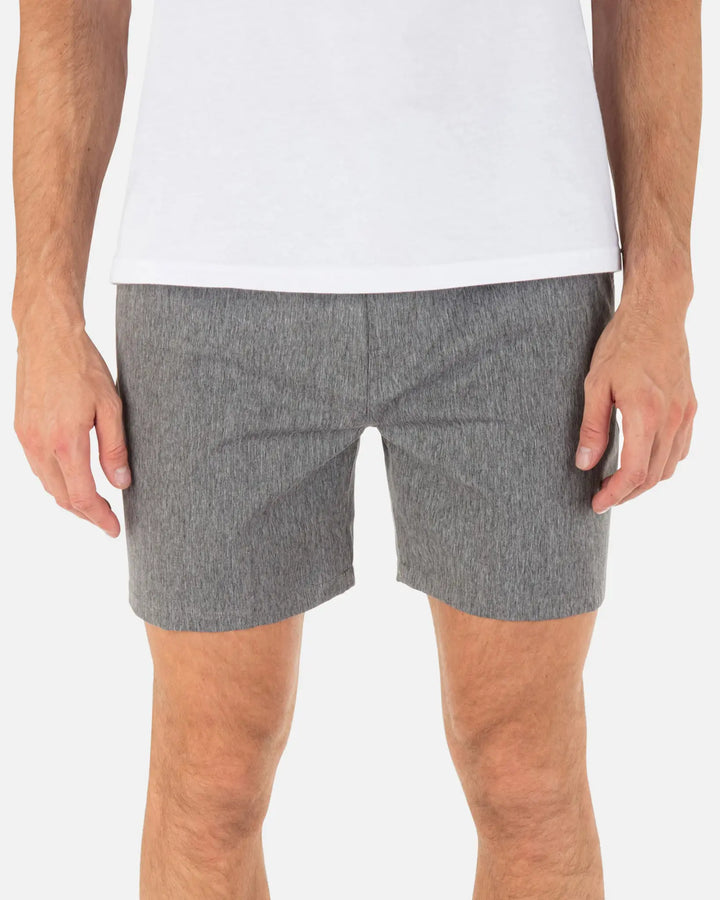 Hurley Phantom Heather Walkshort 18" (Mens) | Black Heather