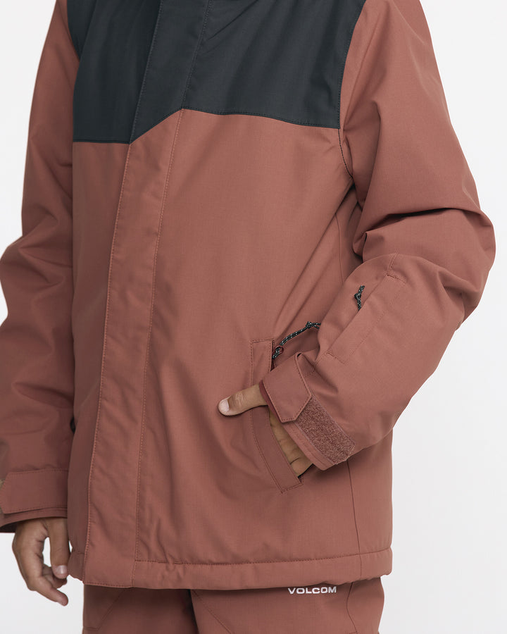 Volcom Stone.91 Ins Youth Snow Jacket 2026 | Henna