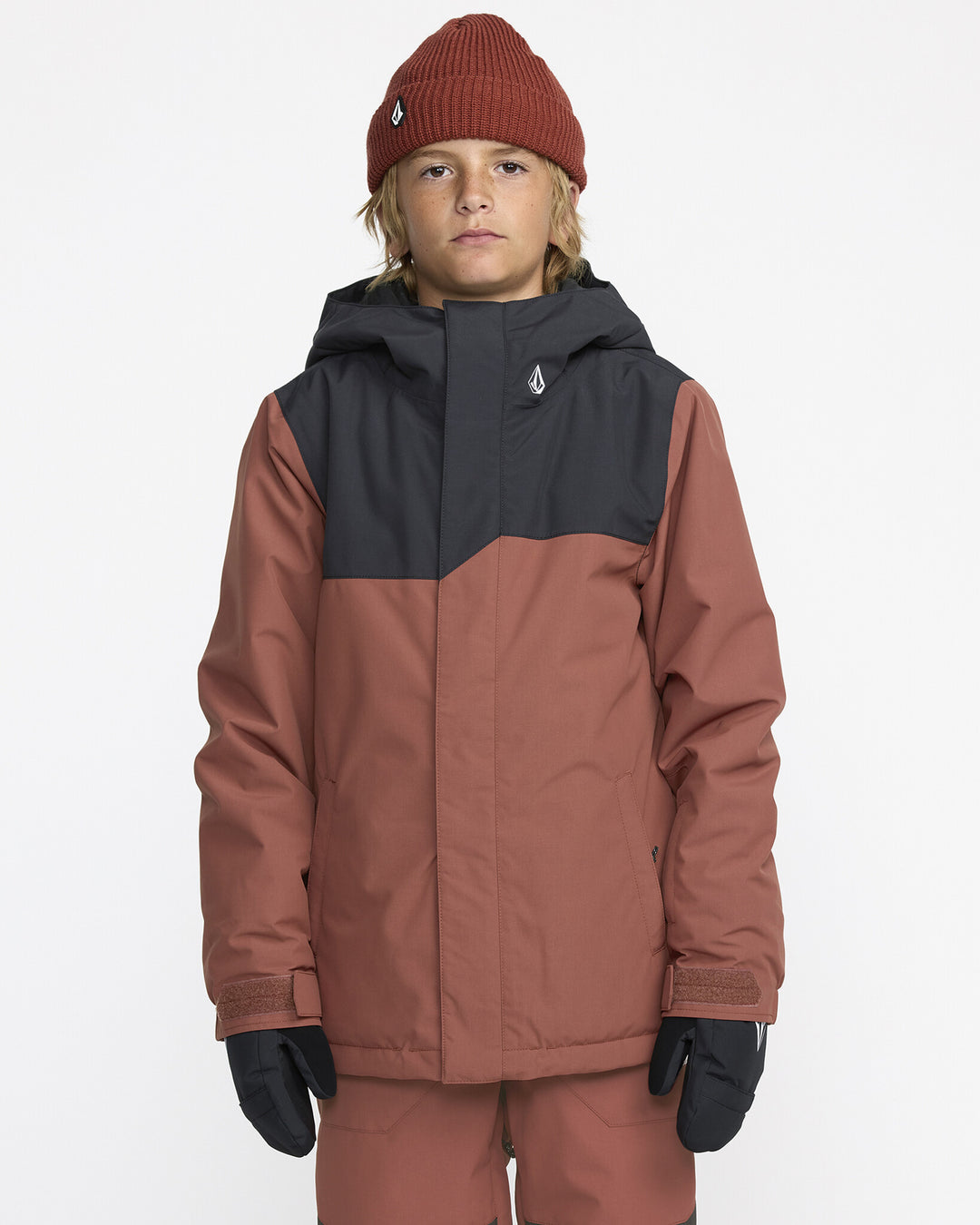 Volcom Stone.91 Ins Youth Snow Jacket 2026 | Henna