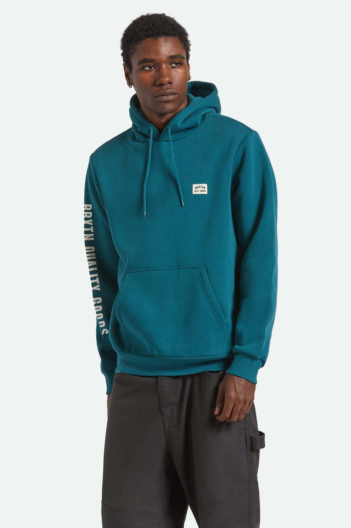 Brixton Woodburn Label Hoodie (Men&